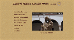 Desktop Screenshot of cardenaldonmarcelo.es